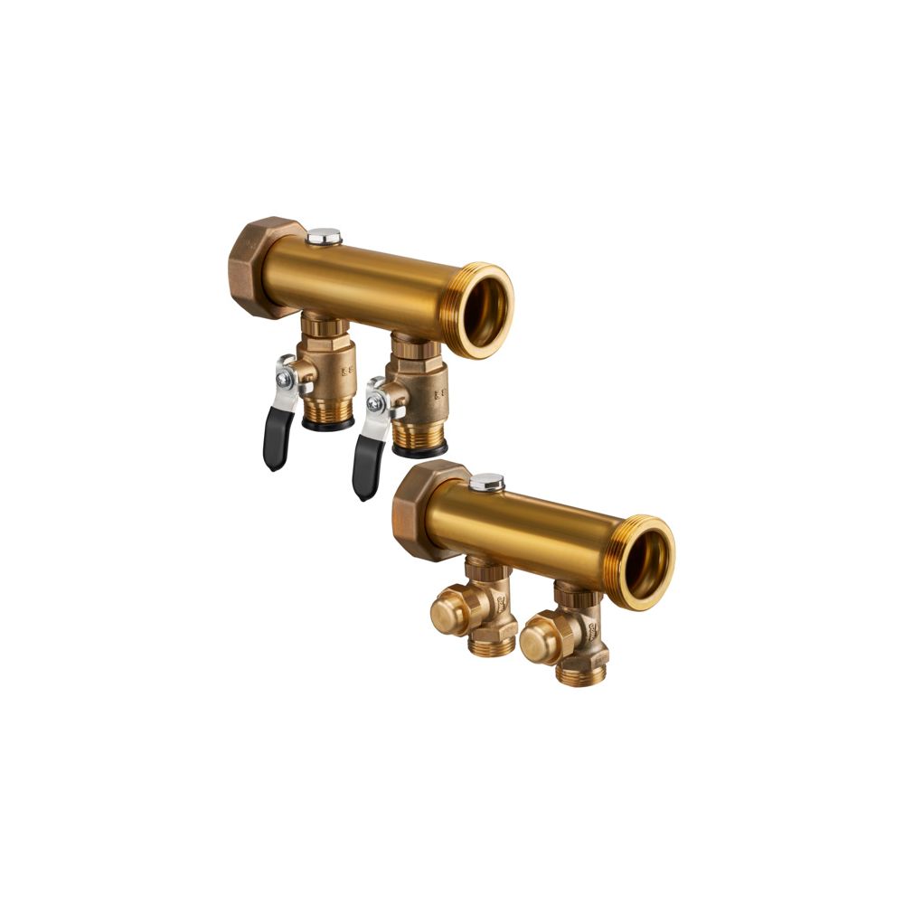 Oventrop Multidis SFI Messingverteiler 1 1/2", für 5 Heizkreise... OVENTROP-1414455 4026755373172 (Abb. 2)