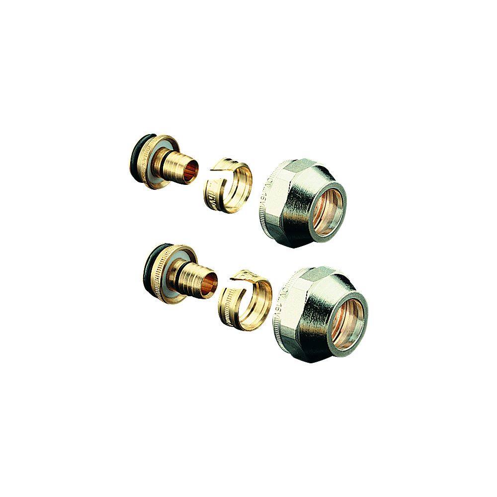 Oventrop Cofit S Klemmringverschraubung 2-fach für Copipe 14x2mm x G 3/4" Überwurfmut... OVENTROP-1507934 4026755135725 (Abb. 2)
