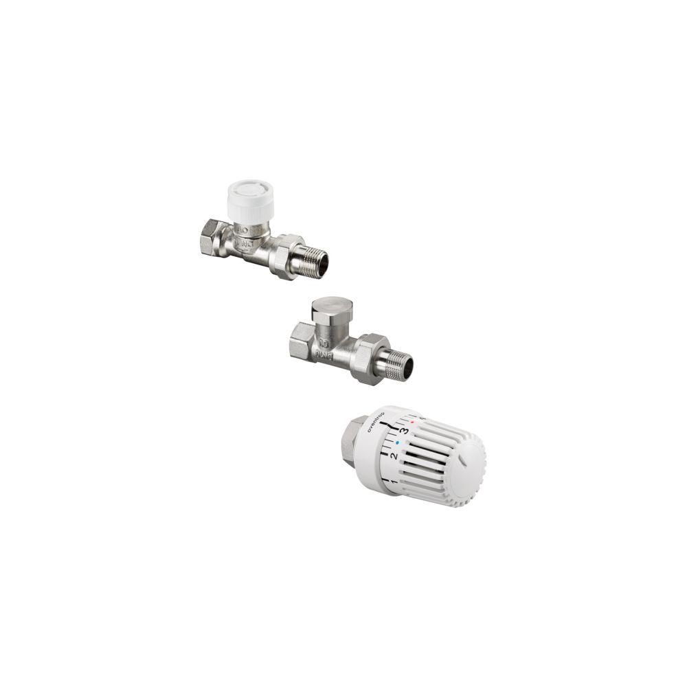 Oventrop Thermostatventil-Set, DN 10 Durchgangsausführung, mit Uni LH, AV9, Combi 2... OVENTROP-1683803 4026755448726 (Abb. 2)