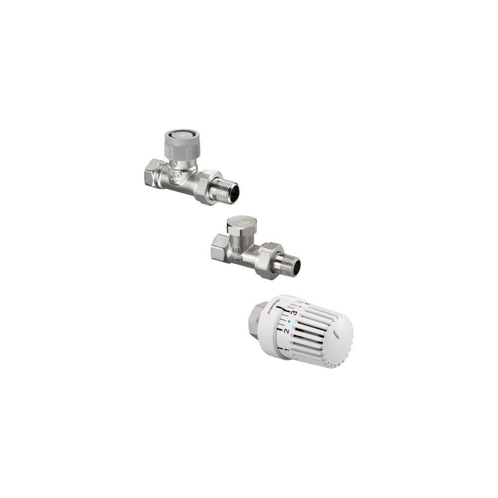 Oventrop Thermostatventil-Set, DN 15 Durchgangsausführung, mit Uni LH, AQ, Combi 2, 1... OVENTROP-1703164 4026755448771 (Abb. 2)