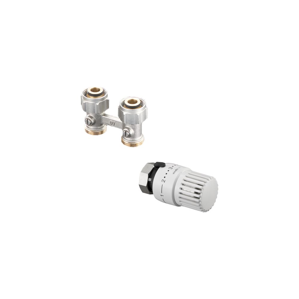 Oventrop Set vindo TH und Multiflex Durchgangsausführung, G 3/4" Außengewinde... OVENTROP-1715813 4026755448825 (Abb. 2)