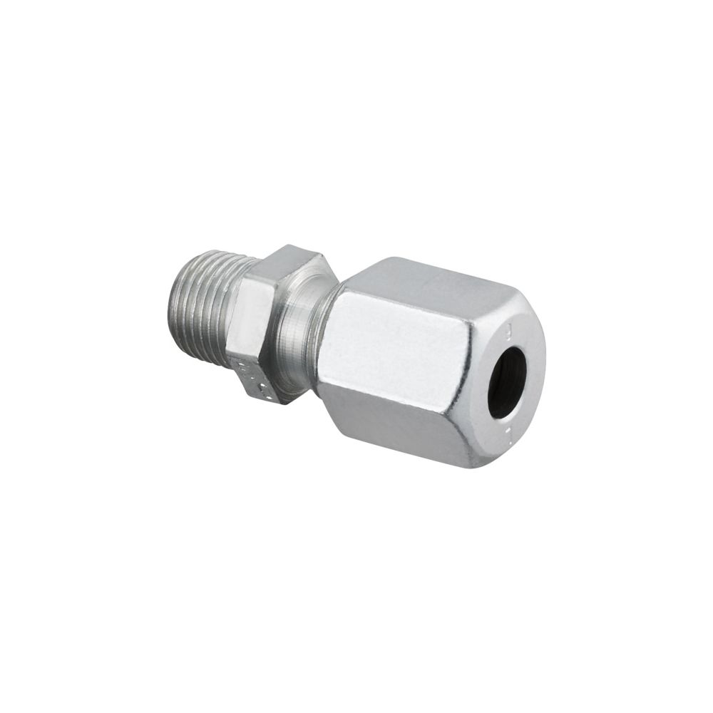 Oventrop Ofix-Oil gerade Einschraubverschraubung R 3/8" x 6mm, Stahl verzinkt mit Mes... OVENTROP-2083060 4026755421453 (Abb. 2)