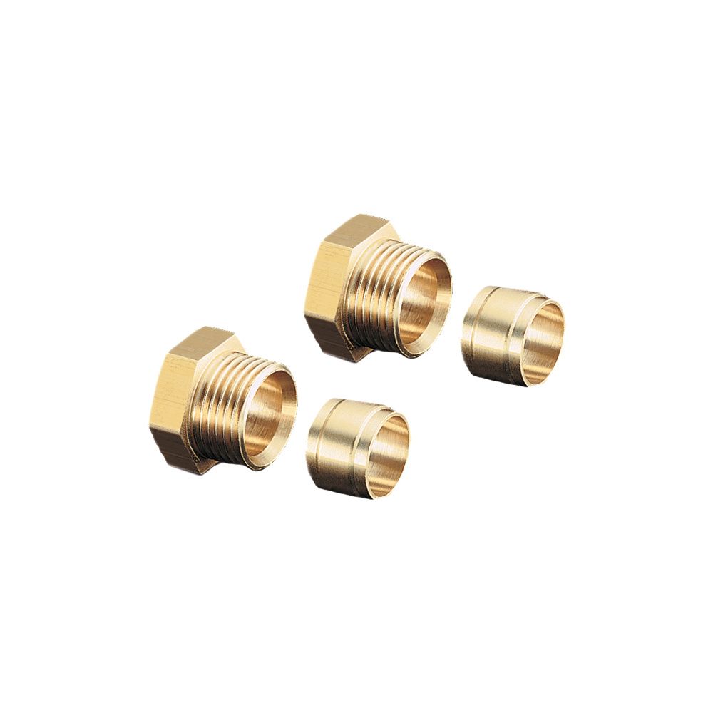 Oventrop Ofix-Oil Klemmringverschraubung 8mm, 2-fach für Zweistrangfilter und Flexo-B... OVENTROP-2127051 4026755152463 (Abb. 4)