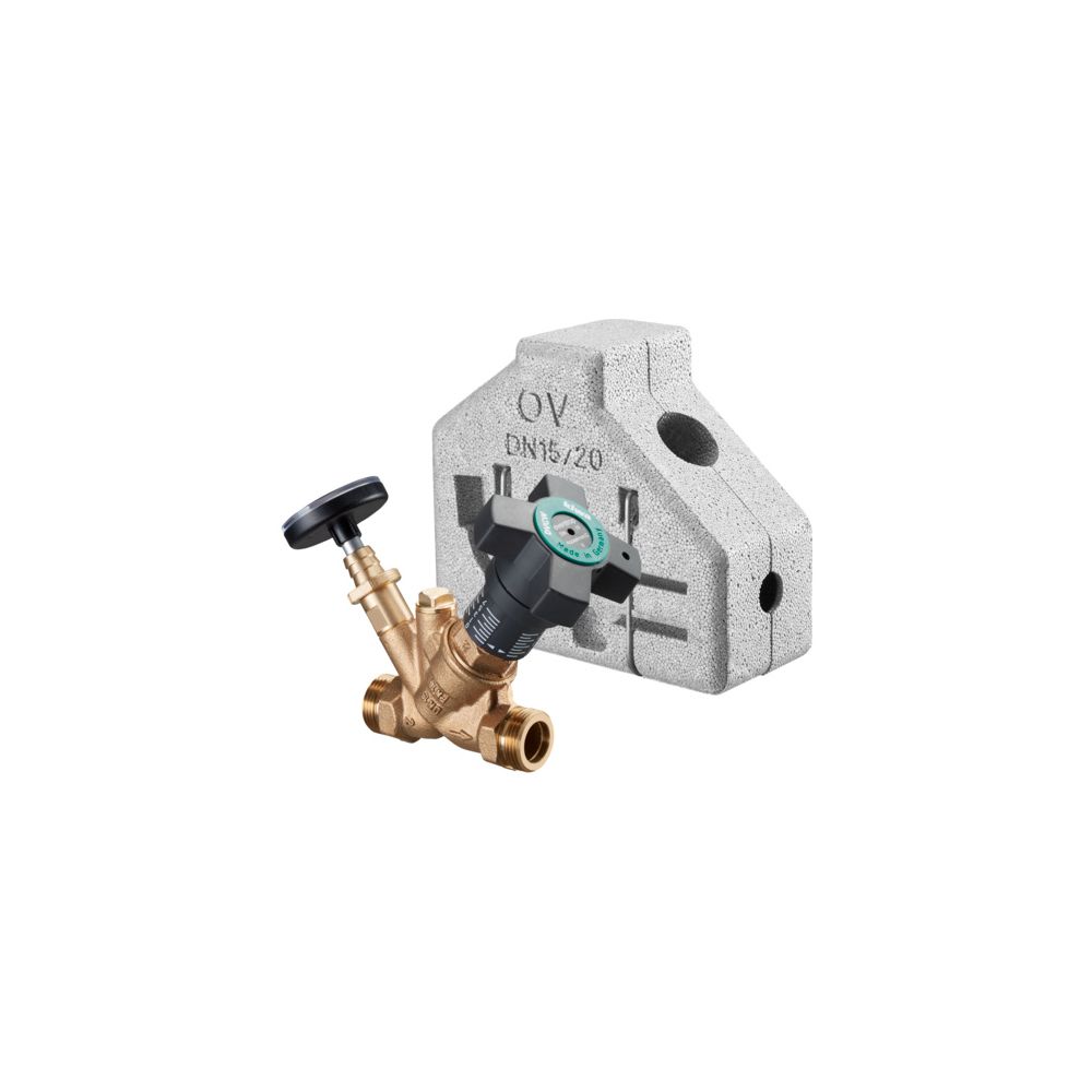 Oventrop Aquastrom C Strangregulierventil DN 32 beidseitig Außengewinde, mit Isolieru... OVENTROP-4207110 4026755537758 (Abb. 4)
