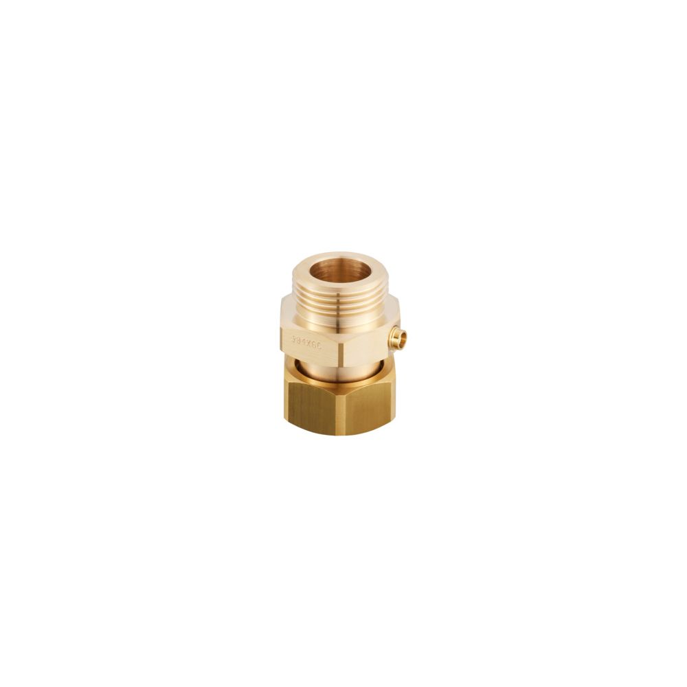 Oventrop Anschlussstück für Cocon Impulsleitung, G 1" AG, G 1" ÜM, M8x1 Anschluss für... OVENTROP-9010509 4026755498394 (Abb. 2)