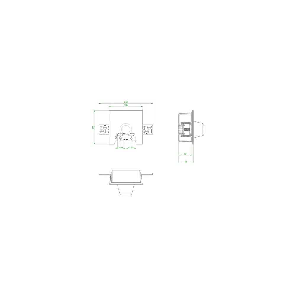 Oventrop Unibox RTL Rücklauftemperaturbegrenzer Weißes Echtglas... OVENTROP-1022750 4026755462579 (Abb. 2)