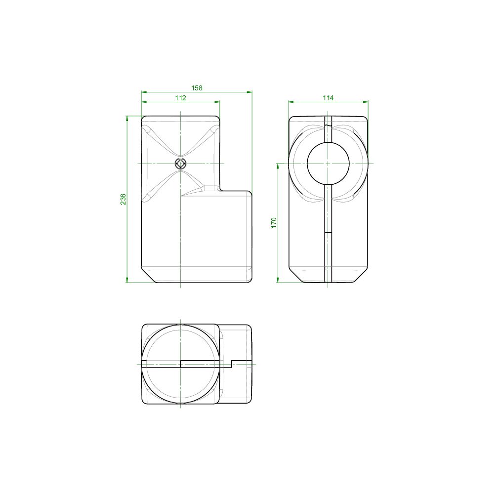 Oventrop Wärmedämmschale für Schlammabscheider DN 32/40, horizontale Einbaulage, 1124... OVENTROP-1124092 4026755486988 (Abb. 3)