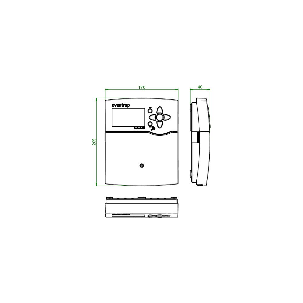 Oventrop Heizkreisregler Regtronic RHC, mit Außenfühler und weiteren Fühlern, Wandmon... OVENTROP-1152085 4026755556803 (Abb. 3)