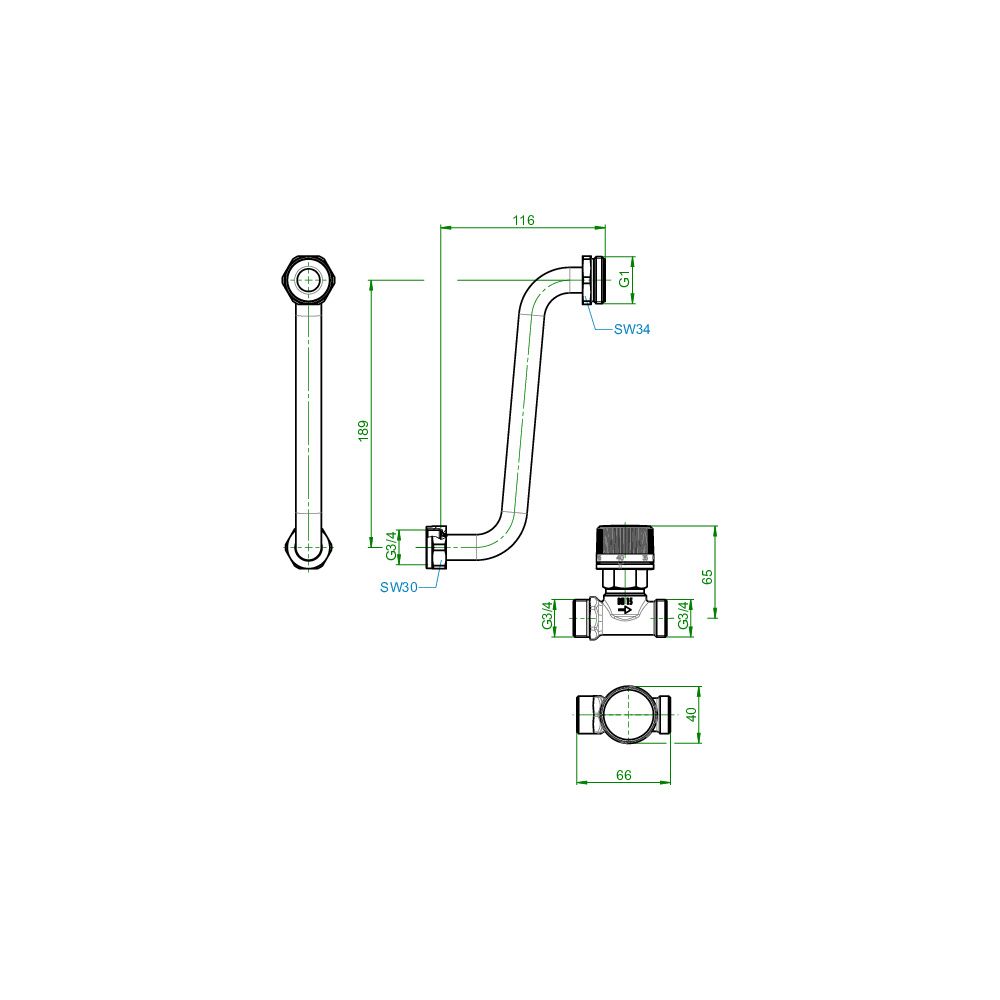 Oventrop Rücklauftemperaturbegrenzerset Regudis W-HTE GT, Einstellbereich 35-60 Grad ... OVENTROP-1344750 4026755496666 (Abb. 5)