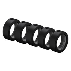 Oventrop Designabdeckung Decoring für Thermostat Uni SH, Schwarz matt, 1011394... OVENTROP-1011394 4026755555905 (Abb. 1)