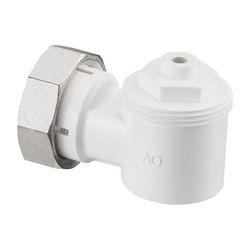 Oventrop Winkeladapter für Ventilheizkörper, Gewindeanschluss M30x1,5, Weiß, 1011450... OVENTROP-1011450 4026755208160 (Abb. 1)