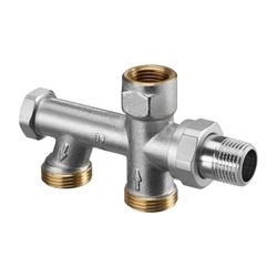 Oventrop Uno Einrohr-Anschlussstück G 3/4" Außengewinde, mit Messingverschraubung... OVENTROP-1013162 4026755115628 (Abb. 1)