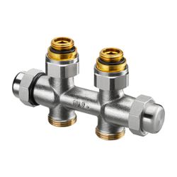 Oventrop Multiflex FQ Verschraubung für G 1/2" Innengewinde, Durchgangsausführung, G ... OVENTROP-1015873 4026755443110 (Abb. 1)