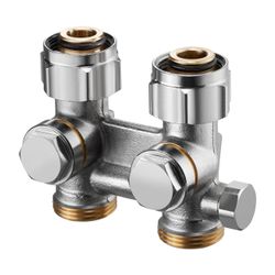 Oventrop ZBU Multiflex Absperrverschraubung, 3/4" Überwurfmutter x 3/4" Außengewinde,... OVENTROP-1015943 4026755228359 (Abb. 1)