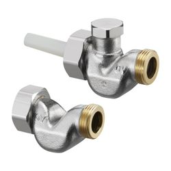 Oventrop Isolier-, Schleife- und Absperrset DN 20 1" Außengewinde und Überwurfmutter ... OVENTROP-1016286 4026755116984 (Abb. 1)