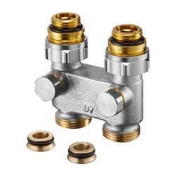 Oventrop Umlenkstück mit Absperrung oben 50mm / unten 40mm... OVENTROP-1016372 4026755117158 (Abb. 1)