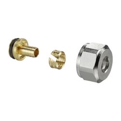 Oventrop Ofix Klemmringverschraubung, für Außengewinde 3/4",18x2,0mm, 2fach für Kunst... OVENTROP-1016877 4026755117776 (Abb. 1)