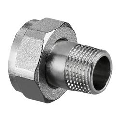 Oventrop Verschraubung DN 20, 1" Innengewinde Überwurfmutter x 3/4" Außengewinde, 101... OVENTROP-1019306 4026755118650 (Abb. 1)