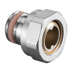 Oventrop Verschraubung DN 15, 3/4" Innengewinde Überwurfmutter x 1/2" Außengewinde, s... OVENTROP-1019362 4026755118704 (Abb. 1)