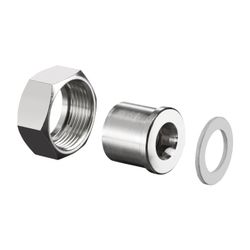 Oventrop Verschraubung, flachdichtend zur Bypassleitung DN 20 3/4" Innengewinde und Ü... OVENTROP-1019386 4026755118780 (Abb. 1)