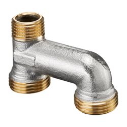 Oventrop h-Stück Anschlussstück 1/2" Außengewinde, 2 x G 3/4" Außengewinde, Messing v... OVENTROP-1028750 4026755119893 (Abb. 1)