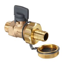 Oventrop KFE-Kugelhahn DN 10 3/8" Außengewinde PN 16, Rotguss... OVENTROP-1032403 4026755120226 (Abb. 1)