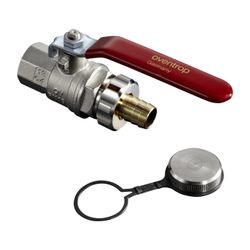 Oventrop Kugelhahn mit Schlauchverschraubung DN 25 R 1" IG PN 16 für Temperaturen von... OVENTROP-1036158 4026755275285 (Abb. 1)