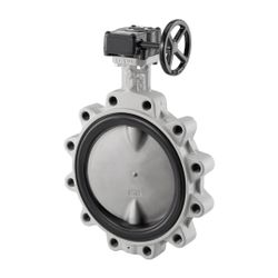 Oventrop Mittelflansch Absperrklappe mit Getriebe PN 16 EPDM Dichtung, DN 500... OVENTROP-1049262 4026755456424 (Abb. 1)