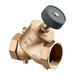 Oventrop Hydrocontrol ATR Strangabsperrventil DN 65 R2 1/2" Innengewinde,mit Blindsto... OVENTROP-1067520 4026755330755 (Abb. 1)