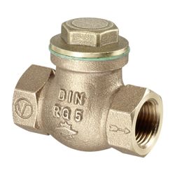 Oventrop Rückschlagklappe DN 32 G 1 1/4" Innengewinde, PN 16, Rotguss... OVENTROP-1075010 4026755128789 (Abb. 1)