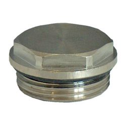 Oventrop Blindstopfen 3/8", PN 10 selbstdichtend, Messing vernickelt... OVENTROP-1101703 4026755551129 (Abb. 1)