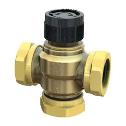 Oventrop Misch- und Verteilventil Tri CTZ, DN 50, PN 16, Kvs 10,6, Messing, 1131316... OVENTROP-1131316 4026755492521 (Abb. 1)