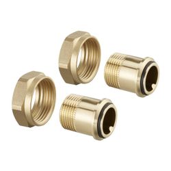 Oventrop Tüllenanschluss-Set für Coco Regulierventile, Gewindetülle 2fach, DN 20 3/4"... OVENTROP-1140284 4026755263817 (Abb. 1)