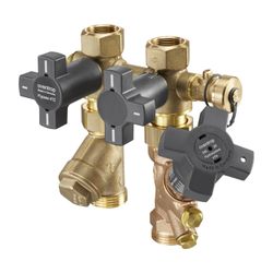 Oventrop Anschlussarmatur Flypass Set 2 Schmutzfänger und Hydrocontrol MTR DN 20... OVENTROP-1149564 4026755436716 (Abb. 1)