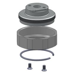 Oventrop Anschlussset termios Pro System für Anschluss Danfoss RAV, 1154074... OVENTROP-1154074 4026755554281 (Abb. 1)