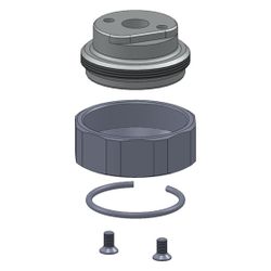 Oventrop Anschlussset termios Pro System für Anschluss Danfoss RA/VL, 1154075... OVENTROP-1154075 4026755554298 (Abb. 1)