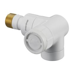Oventrop E Thermostatventil DN 15 1/2", PN 10 Winkeleckausführung rechts, Weiß... OVENTROP-1163463 4026755172188 (Abb. 1)