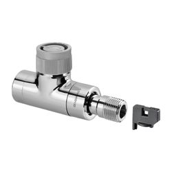 Oventrop EQ Thermostatventil DN 15 Durchgangsausführung mit Q-Tec, verchromt... OVENTROP-1163652 4026755423433 (Abb. 1)