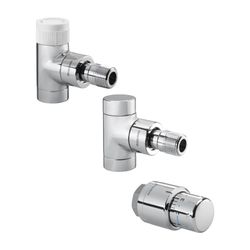 Oventrop Baureihe E/UniS Anschluss-Set DN 15 Eckform, verchromt... OVENTROP-1164052 4026755332629 (Abb. 1)