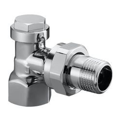 Oventrop Combi C Verschraubung mit Voreinstellung, Eckausführung DN 15 verchromt... OVENTROP-1164554 4026755436365 (Abb. 1)