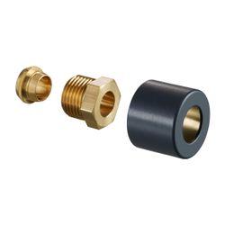 Oventrop Klemmringverschraubungs-Set für Baureihe E, 1/2" x15mm, Anthrazit... OVENTROP-1169493 4026755304121 (Abb. 1)
