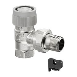 Oventrop Dynamisches Thermostatventil Baureihe AQ, DN 25, Eckausführung, 1183068... OVENTROP-1183068 4026755440799 (Abb. 1)