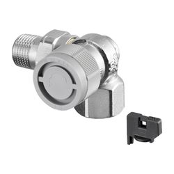 Oventrop AQ Thermostatventil DN 10 Winkeleckausführung rechts, mit Q-Tec... OVENTROP-1183361 4026755431568 (Abb. 1)