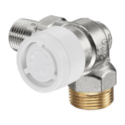 Oventrop AV 9 Thermostatventil DN 15 3/4" x 1/2", PN 10 Winkeleckausführung rechts... OVENTROP-1183447 4026755422160 (Abb. 1)