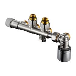 Oventrop Multiblock Anschlussarmatur TQ- RT, Eckausführung, Rp 1/2" Außengewinde, mit... OVENTROP-1184076 4026755431476 (Abb. 1)