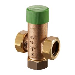 Oventrop Brawa-Mix 1 Thermostatischer Brauchwassermischer Außengewinde mit 3 Überwurf... OVENTROP-1300251 4026755133523 (Abb. 1)