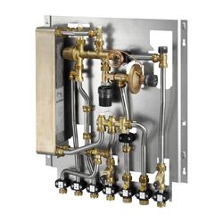 Oventrop Regudis W-HTF Wohnungsstation direkter Heizkreis 12 l/min, Wärmetauscher Kup... OVENTROP-1341130 4026755383140 (Abb. 1)