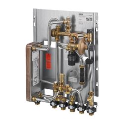 Oventrop Regudis W-HTU Wohnungsstation Wärmetauscher Doppelwandig, 8 l/min, ohne Kalt... OVENTROP-1341220 4026755421002 (Abb. 1)
