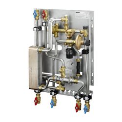 Oventrop Regudis W-HTO Wohnungsstation Wärmetauscher Nickelgelötet, 15 l/min, ohne Ka... OVENTROP-1341271 4026755399981 (Abb. 1)