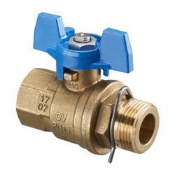 Oventrop Kugelhahn für Regudis W, Blauer Griff... OVENTROP-1341981 4026755430486 (Abb. 1)